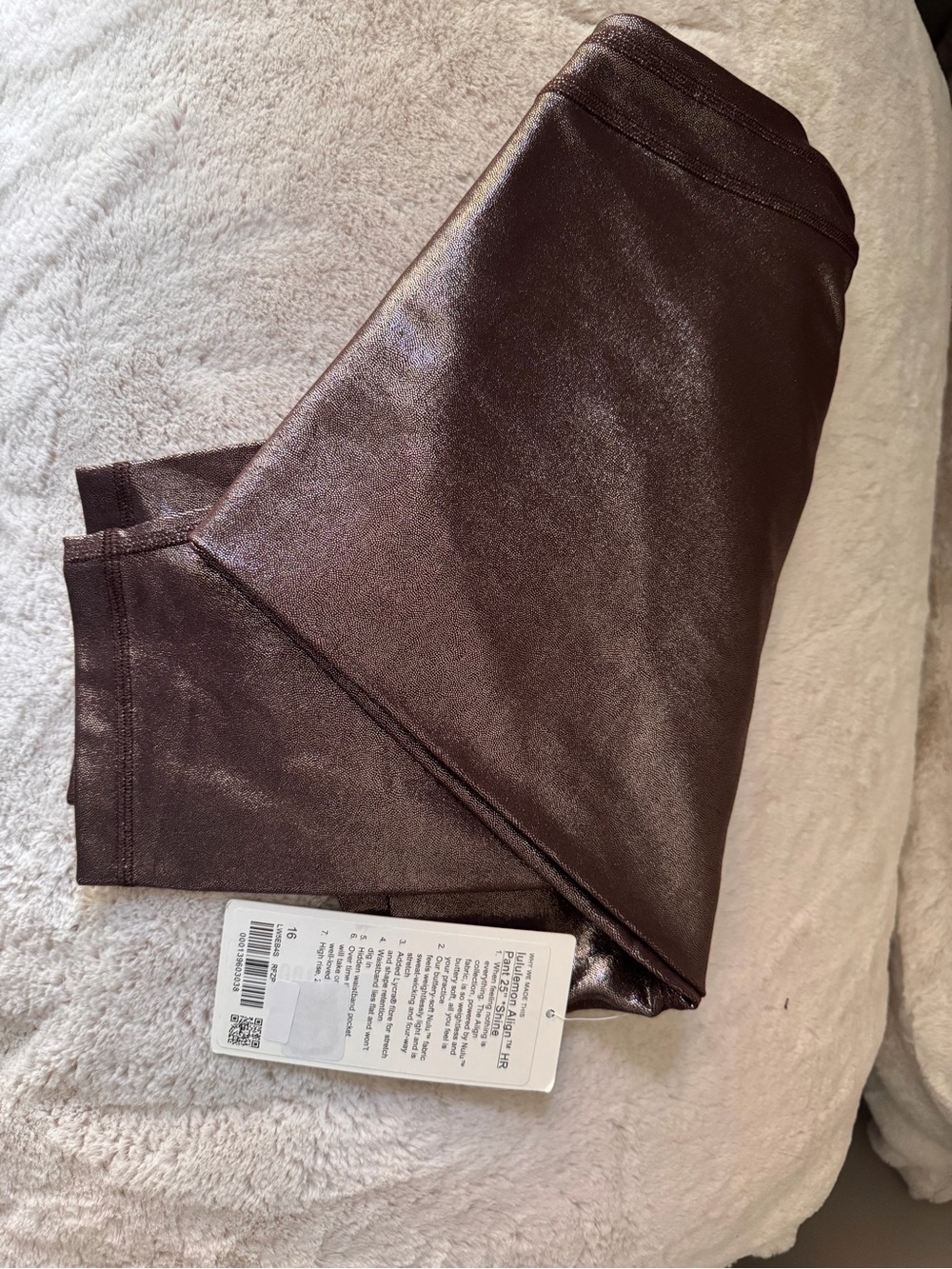 lululemon athletica Metallic Brown Girls' Leggings